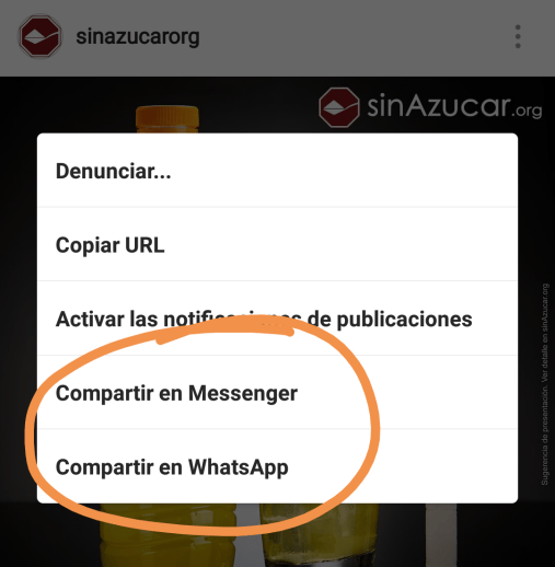 #Instagram ahora te permite compartir también con #WhatsApp además de Facebook #Messenger