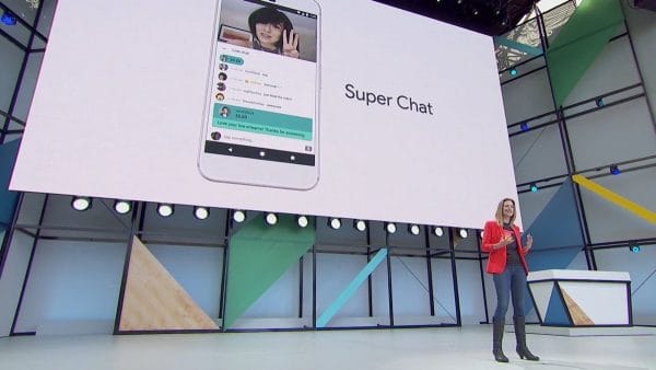 Google I/O 2017 - YouTube - Super Chat