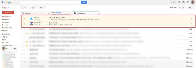 Gmail ya no personalizará su publicidad según el contenido de tus correos