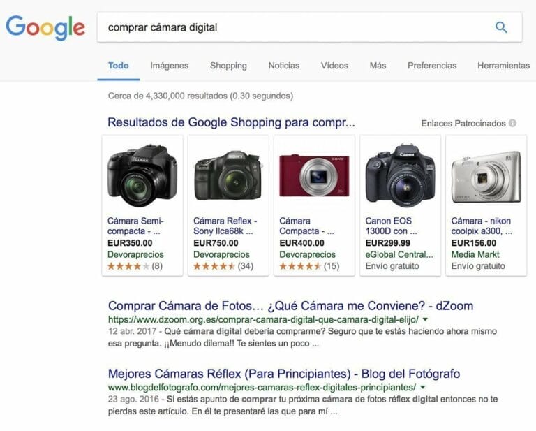 Google retira Google Shopping de la parte superior del buscador para competir en igualdad de condiciones