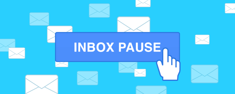 Boomerang también permite ocultar la bandeja de entrada con Inbox Pause