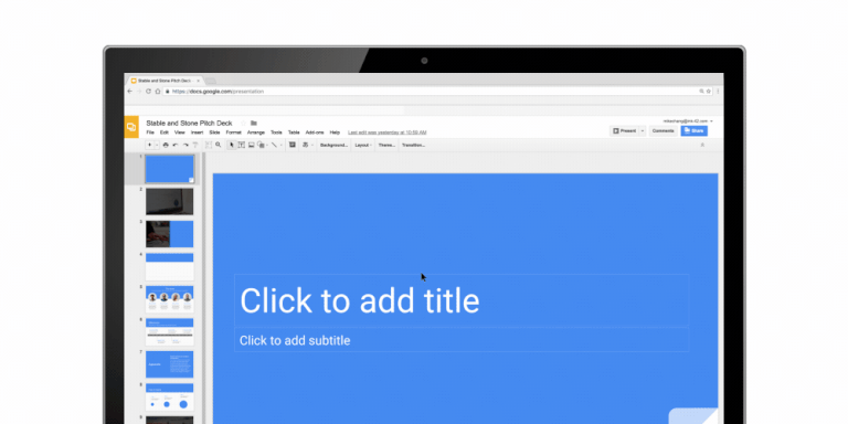 Google Presentaciones permite arrastrar las notas de Google Keep desde la barra lateral
