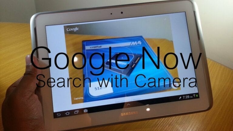 Search with camera, la función de Google Now que identifica lo que ve la cámara