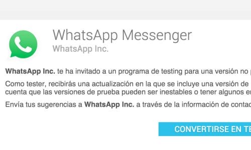 Ya podemos probar WhatsApp Beta desde Google Play