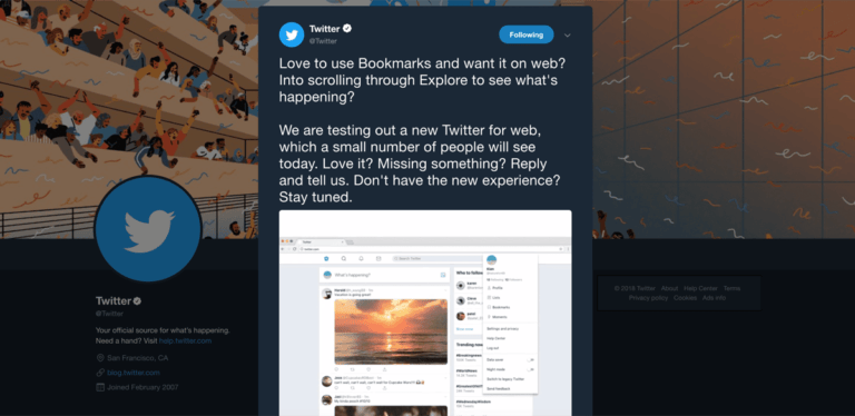Los Elementos guardados de Twitter llegan a la web con su nueva versión