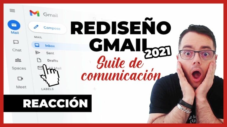 Nuevo REDISEÑO de #Gmail 2021 | Chat, Espacios, Meet - YouTube