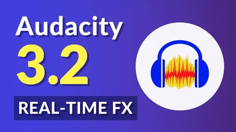 Audacity 3.2 añade un panel de efectos y subida gratuita a audio.com